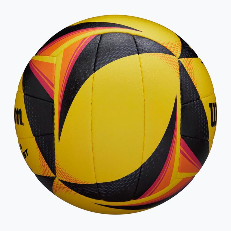 М'яч волейбольний пляжний Wilson OPTX AVP VB OFFICIAL GB yellow розмір 5 2