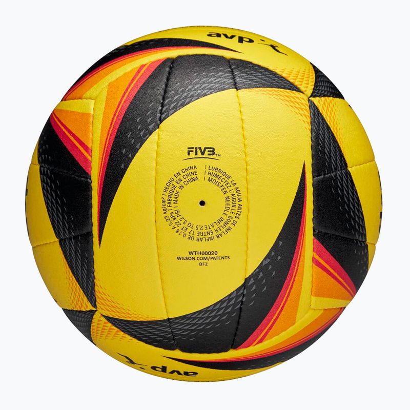М'яч волейбольний пляжний Wilson OPTX AVP VB OFFICIAL GB yellow розмір 5 7