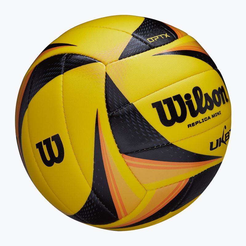 М'яч волейбольний пляжний Wilson OPTX AVP Mini yellow 2