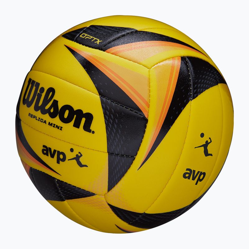 М'яч волейбольний пляжний Wilson OPTX AVP Mini yellow 3