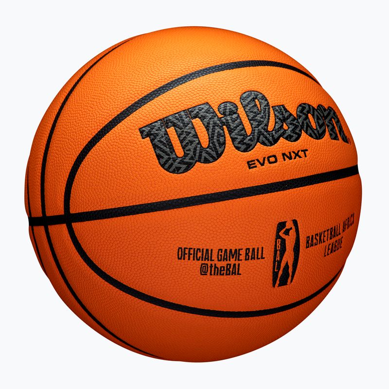 М'яч баскетбольний Wilson EVO NXT Africa League brown розмір 7 2
