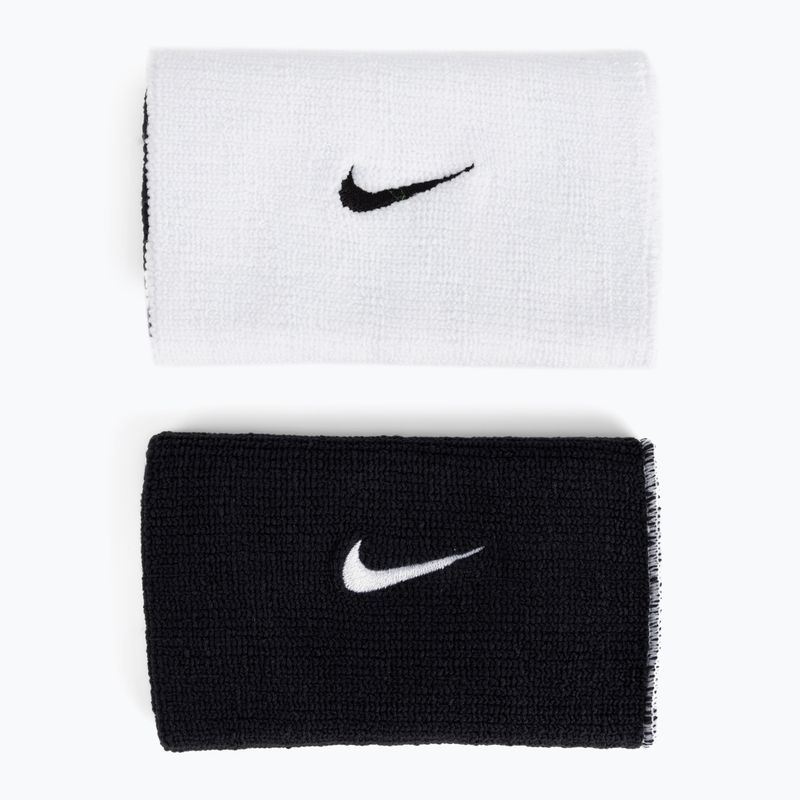 Напульсники Nike Dri-Fit Doublewide Wristbands Home And Away 2 шт. білі NNNB0-101 2