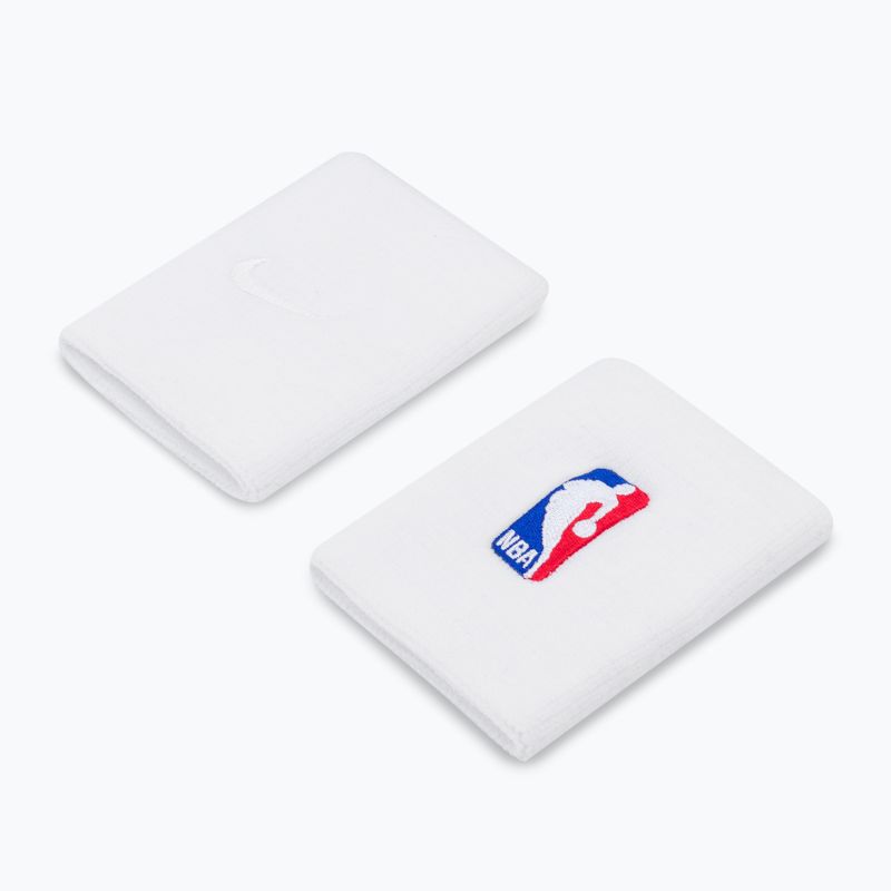 Пов'язка на зап'ястя Nike Wristbands NBA 2 шт. біла NKN03-100