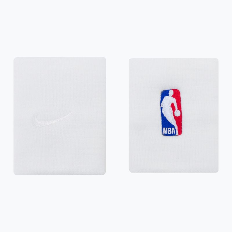 Пов'язка на зап'ястя Nike Wristbands NBA 2 шт. біла NKN03-100 2