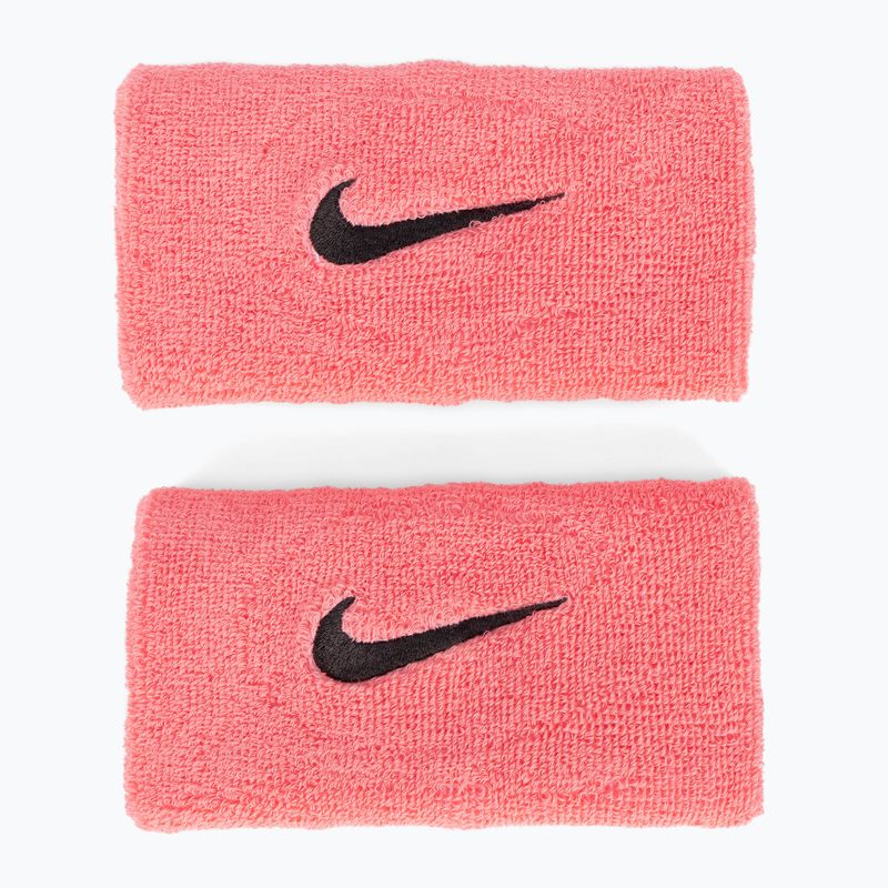 Напульсники Nike Swoosh Doublewide Wristbands 2 шт. рожеві N0001586-677 2