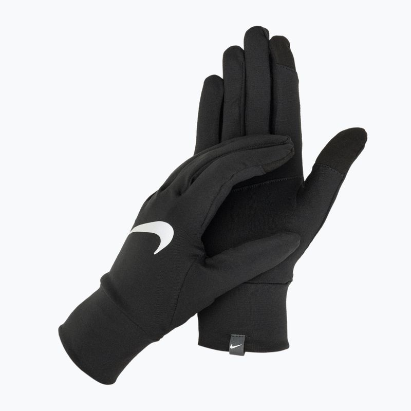 Рукавички для бігу чоловічі Nike Accelerate RG black/black/silver
