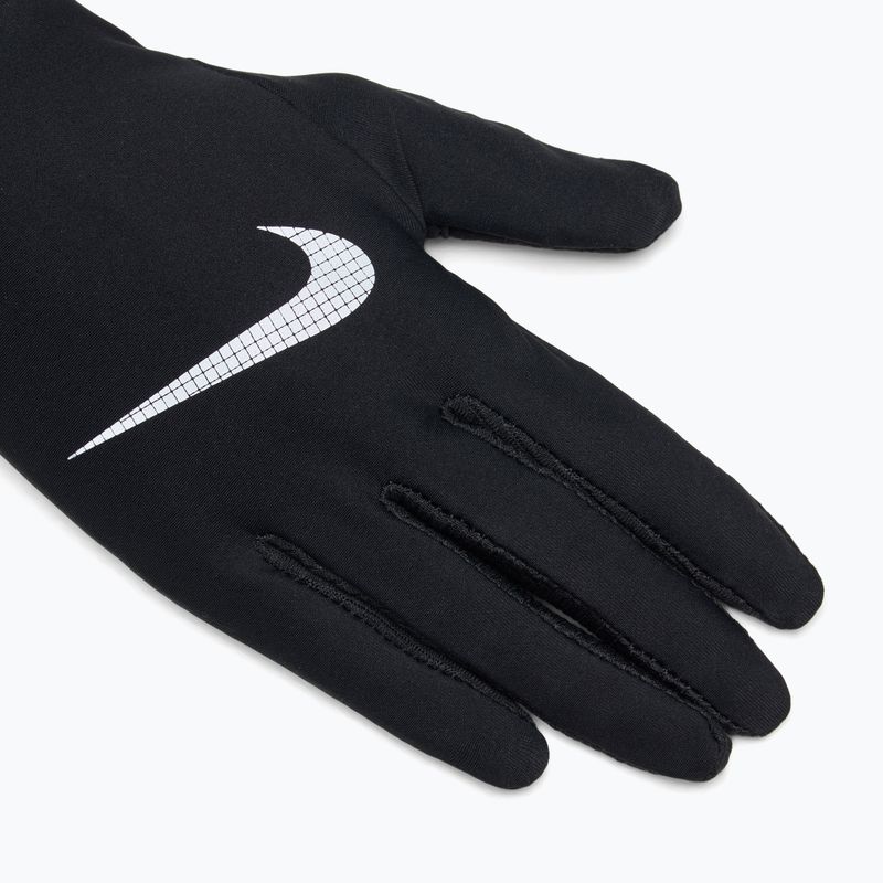 Комплект жіночий пов'язка + рукавички Nike Essential Running black/black/silver 4
