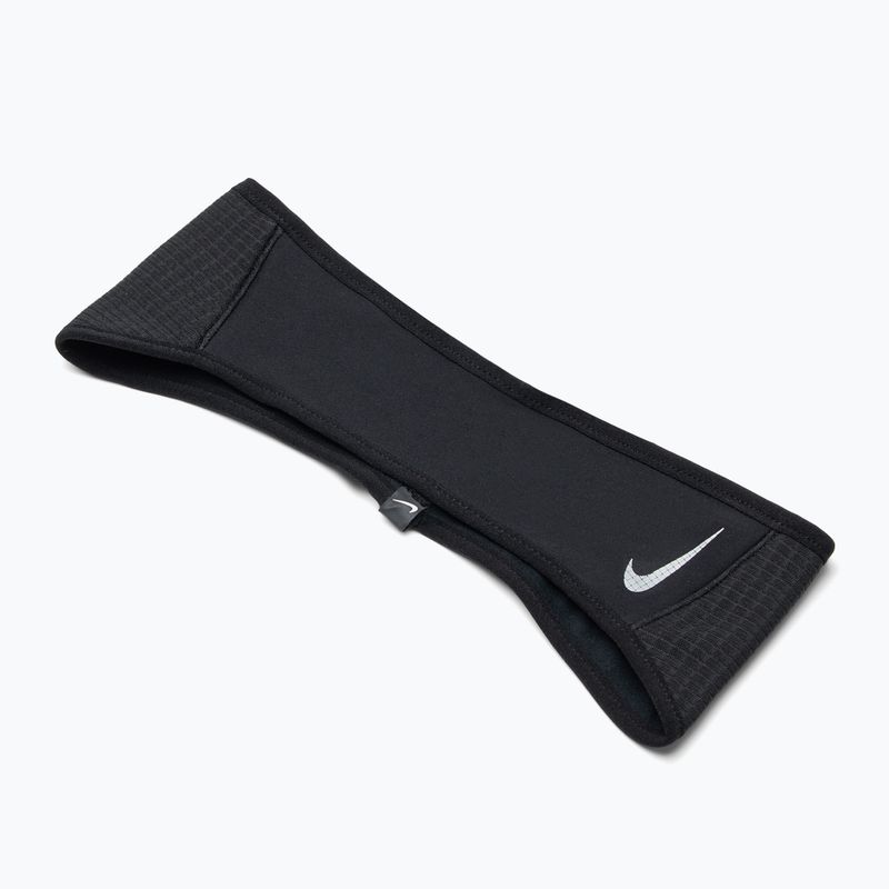 Комплект жіночий пов'язка + рукавички Nike Essential Running black/black/silver 6