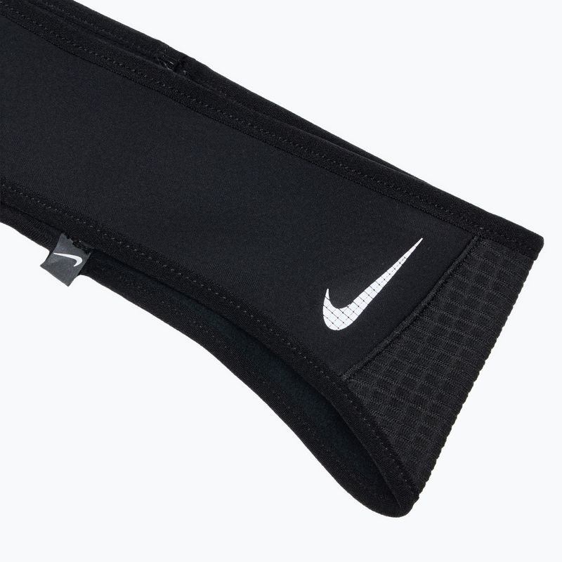 Комплект жіночий пов'язка + рукавички Nike Essential Running black/black/silver 8