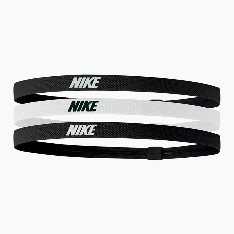 Пов'язка на голову Nike Elastic Headbands 2.0 3 шт. black/white/black