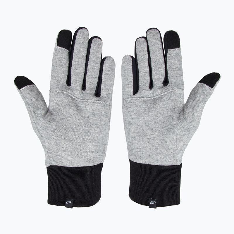 Рукавички для бігу чоловічі Nike Club Fleece 2.0 grey heather/black/black 3