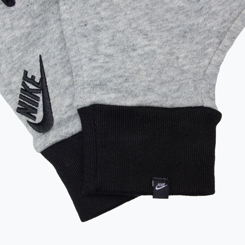 Рукавички для бігу чоловічі Nike Club Fleece 2.0 grey heather/black/black 5