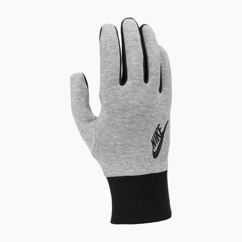 Рукавички для бігу чоловічі Nike Club Fleece 2.0 grey heather/black/black 6