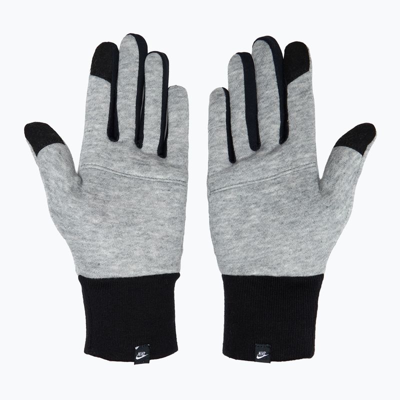 Рукавички для бігу жіночі Nike Club Fleece grey heather/black/black 3