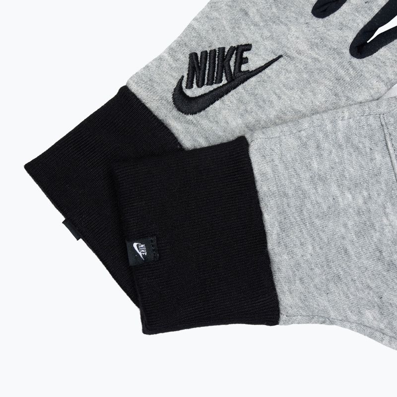 Рукавички для бігу жіночі Nike Club Fleece grey heather/black/black 5