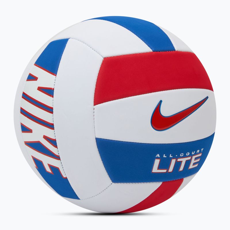 М'яч волейбольний Nike All Court Lite Volleyball white/university red/game royal/university red розмір 5 2