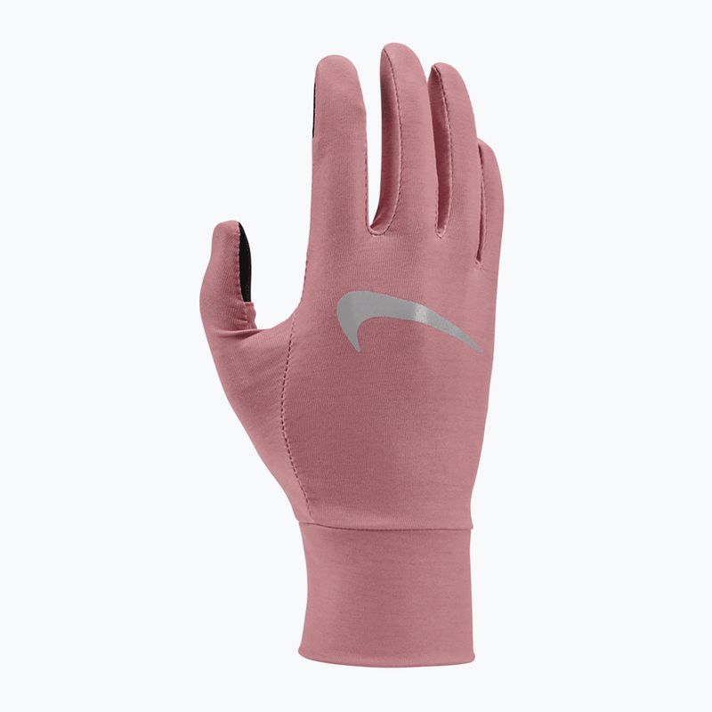 Рукавички для бігу жіночі Nike Fleece RG red stardust/red stardust/silver 5