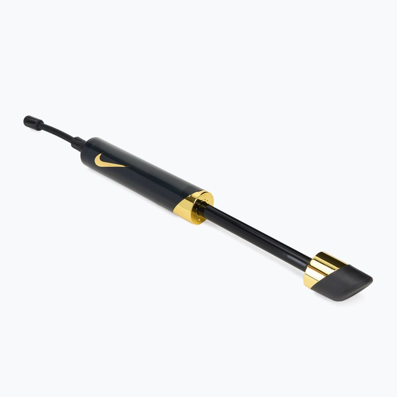 Насос для м'ячів Nike Hyperspeed Ball Pump Swoosh black/metallic gold/metallic gold 2