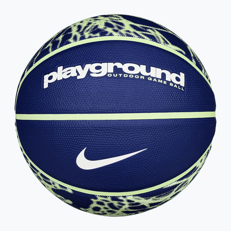 М'яч баскетбольний Nike Everyday Playground 8P Graphic Deflated deep royal blue/vapor green/white розмір 4 4