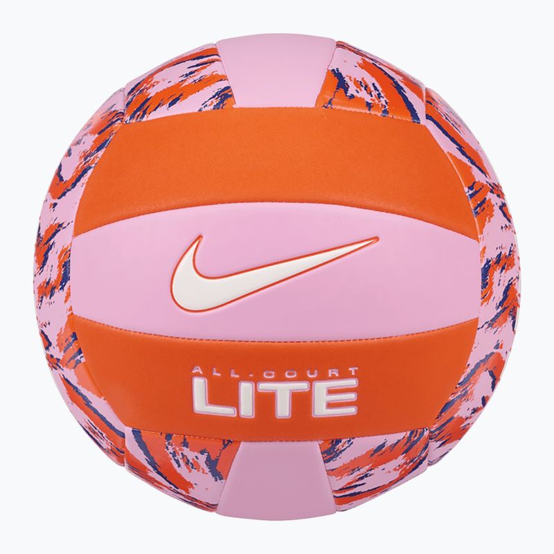 М'яч волейбольний Nike All Court Lite Volleyball pink rise/safety orange/white розмір 5 4