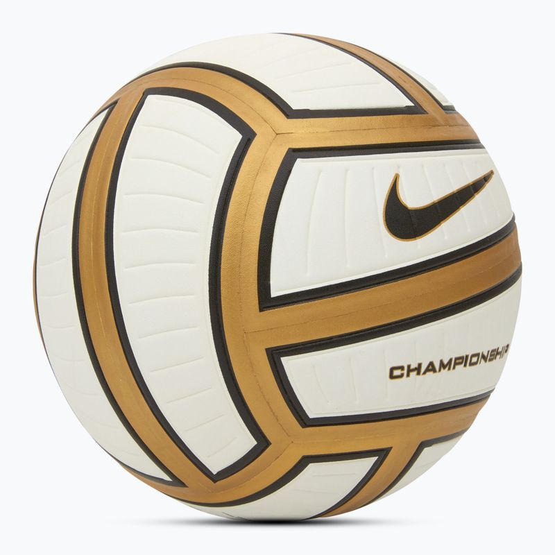 М'яч волейбольний Nike Championship Volleyball metallic gold/white/metallic gold/black розмір 5 2