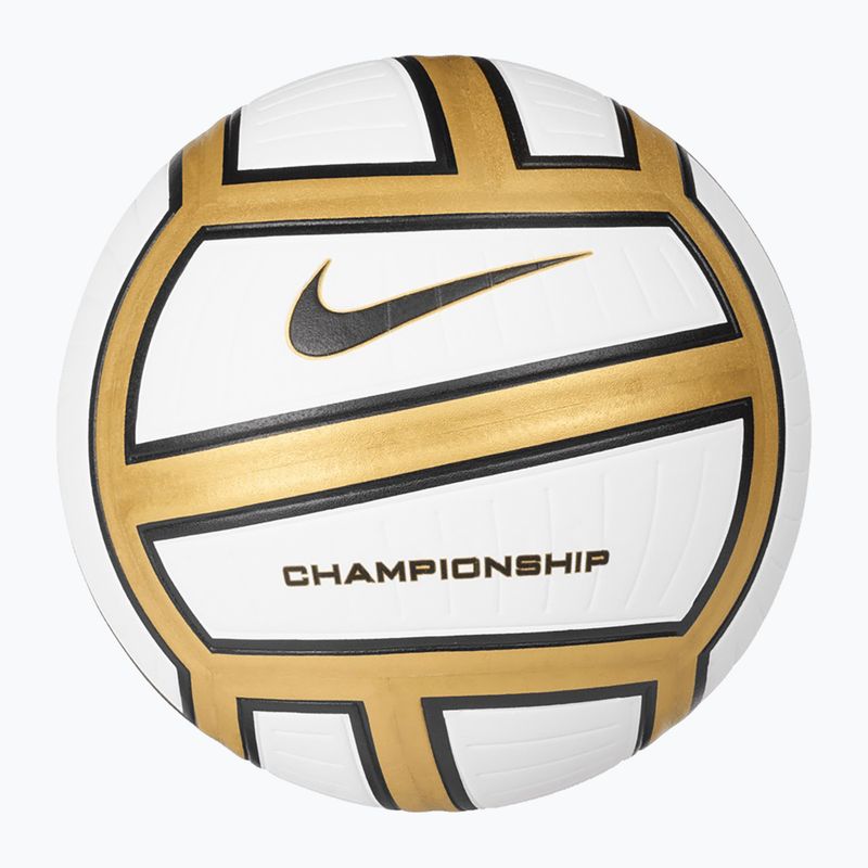 М'яч волейбольний Nike Championship Volleyball metallic gold/white/metallic gold/black розмір 5 4