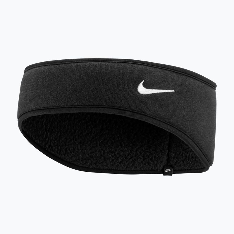 Пов'язка на голову жіноча Nike Phoenix Fleece black/black/white