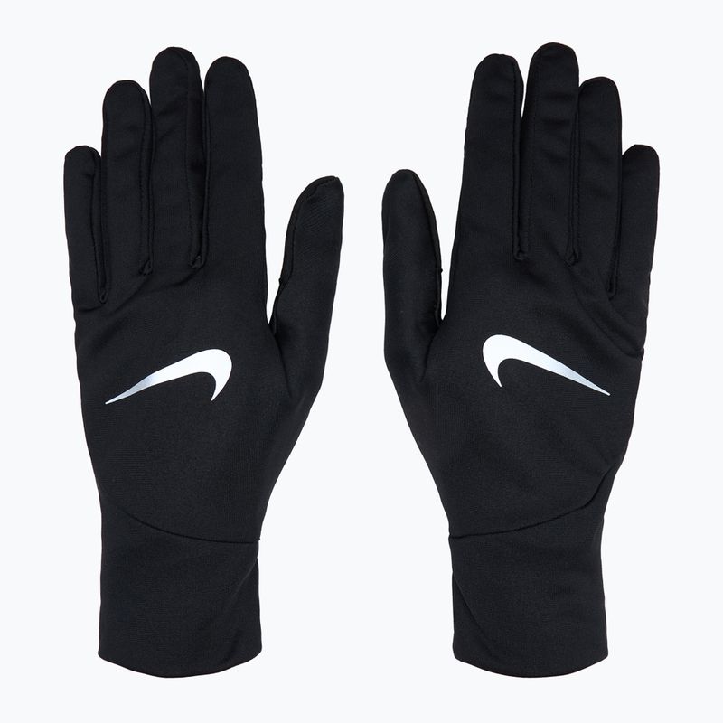 Рукавички для бігу чоловічі Nike Pacer Lightweight RG black/black/silver 2