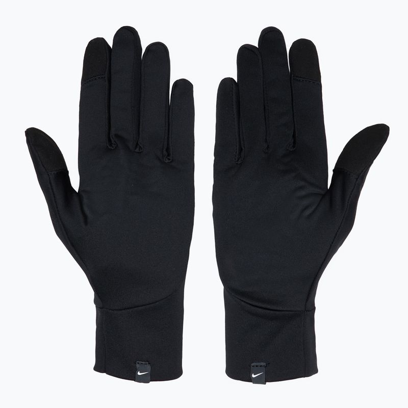 Рукавички для бігу чоловічі Nike Pacer Lightweight RG black/black/silver 3