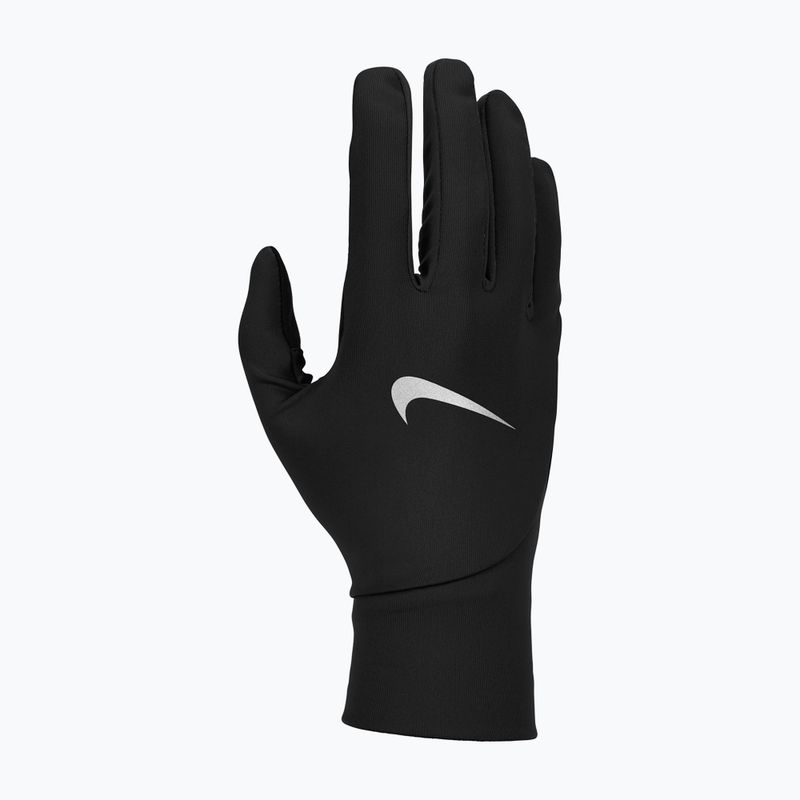 Рукавички для бігу чоловічі Nike Pacer Lightweight RG black/black/silver 6