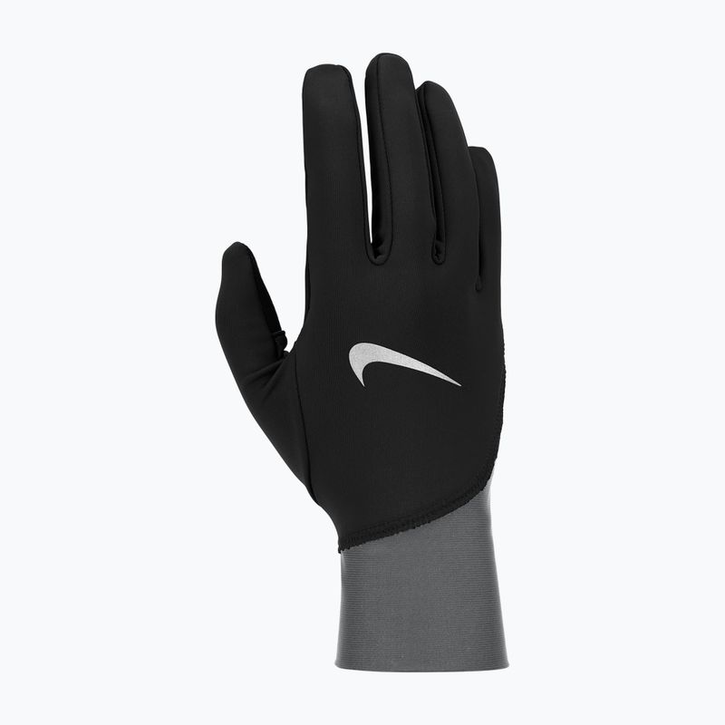 Рукавички для бігу чоловічі Nike Pacer Midweight RG black/smoke grey/silver 6