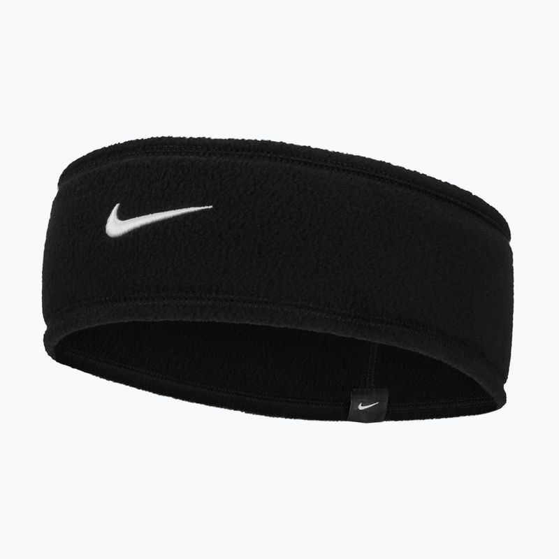 Пов'язка на голову жіноча Nike One Therma-Fit Fleece black/white