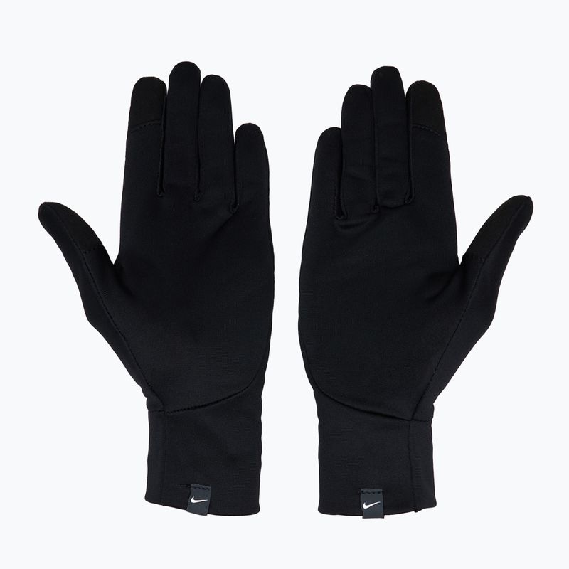 Рукавички для бігу жіночі Nike Pacer Lightweight RG black/black/silver 3