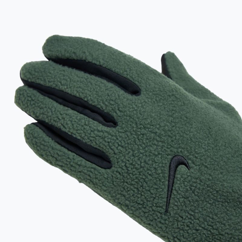 Рукавички для бігу жіночі Nike One Therma-Fit Fleece vintage green/black 5