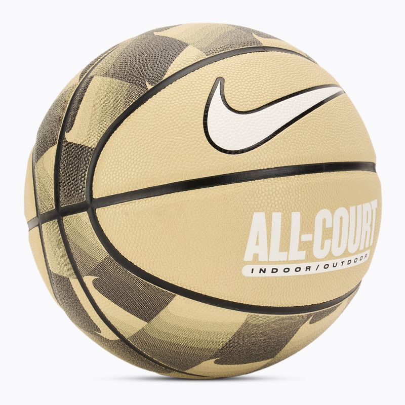 М'яч баскетбольний Nike Everyday All Court 8P Graphic Deflated team gold/black/black/white розмір 7 2