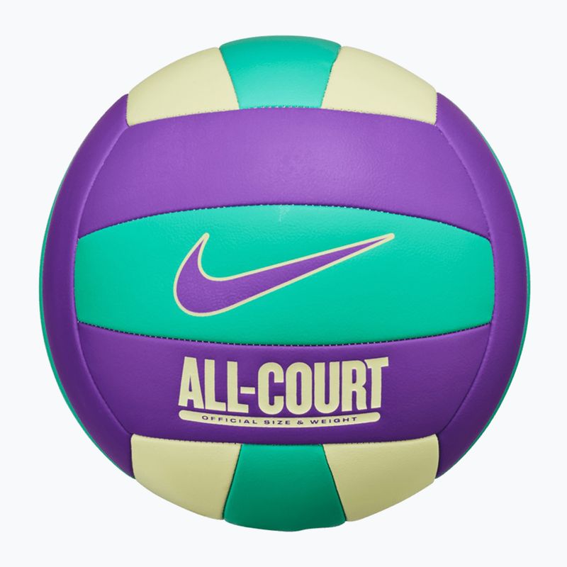 Волейбольний м'яч Nike All Court чорний малиновий / зелений мороз / лаймовий лід розмір 5