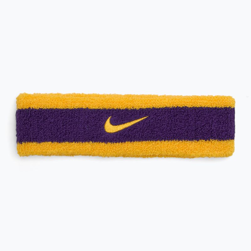 Пов'язка на голову Nike Swoosh Headband university gold/court purple/university gold