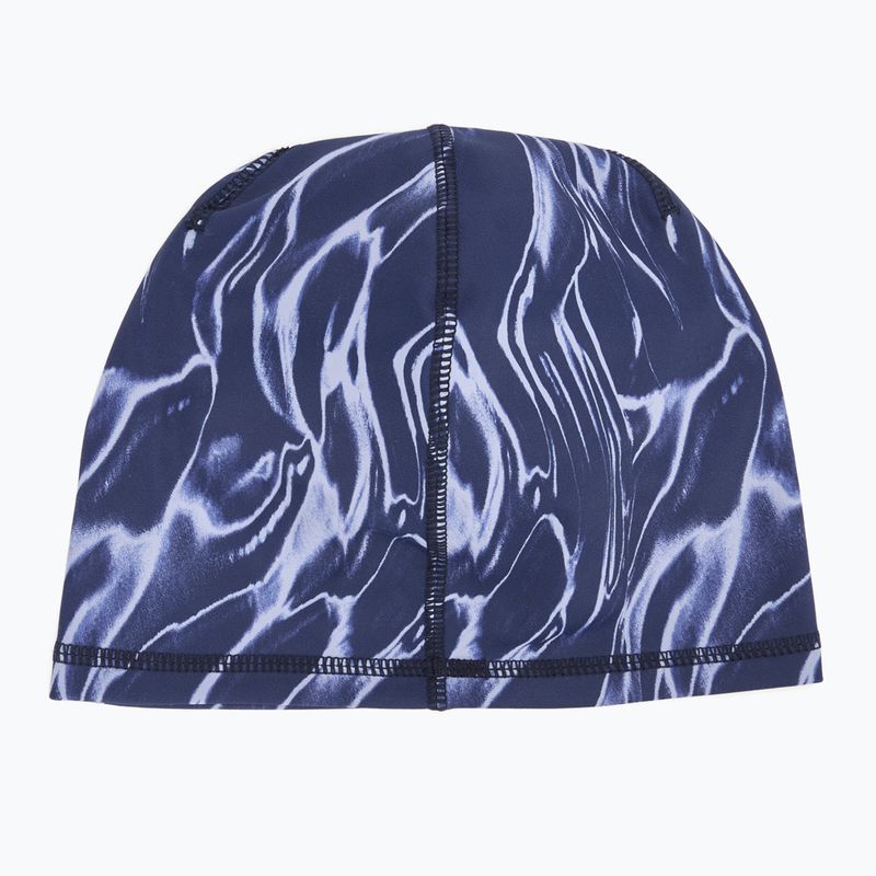 Шапка Nike Dri-Fit Peak Uncuffed Beanie Printed blue void/silver 2