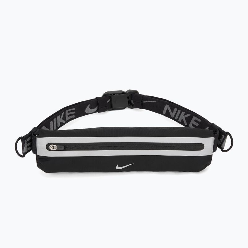 Пояс для бігу Nike Slim 4.0 black/black/silver