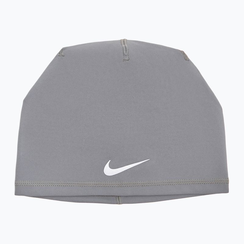 Шапка Nike Dri-Fit Peak Uncuffed Beanie smoke grey/silver