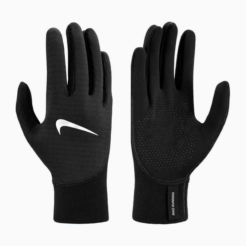 Рукавички для бігу чоловічі Nike Therma-Fit Pacer Sphere Midweight RG black/black/silver 7