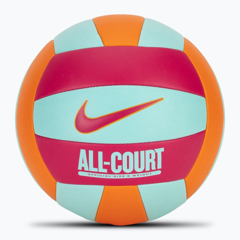 М'яч волейбольний Nike All Court Volleyball bright ceramic/bleached turq/rush pink розмір 5