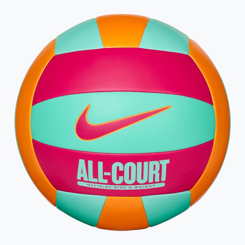 М'яч волейбольний Nike All Court Volleyball bright ceramic/bleached turq/rush pink розмір 5