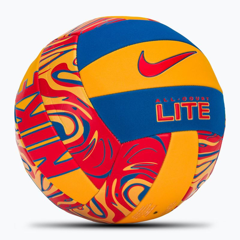 М'яч волейбольний Nike All Court Lite Volleyball laser orange/hyper royal/bright crimson розмір 5 2