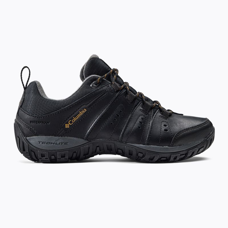 Черевики для трекінгу чоловічі Columbia Woodburn II Waterproof black/caramel 2