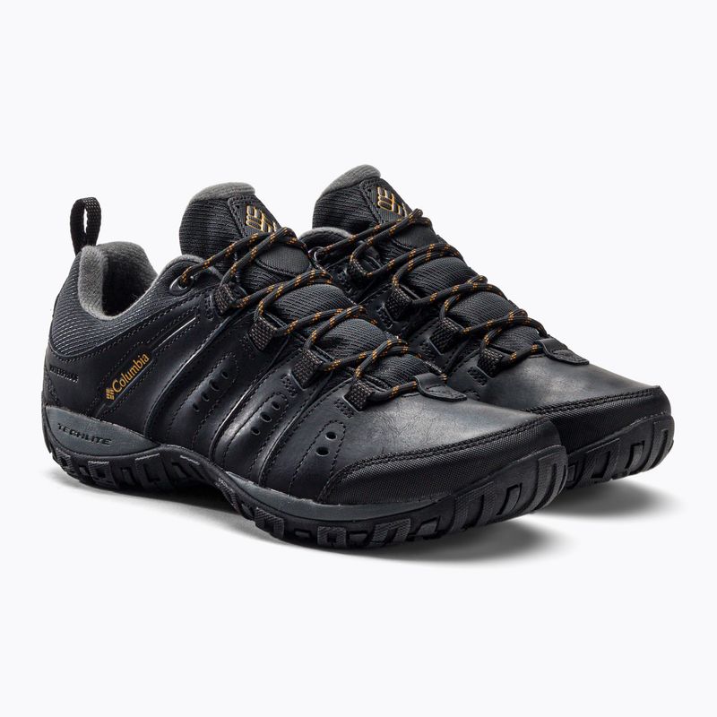 Черевики для трекінгу чоловічі Columbia Woodburn II Waterproof black/caramel 5