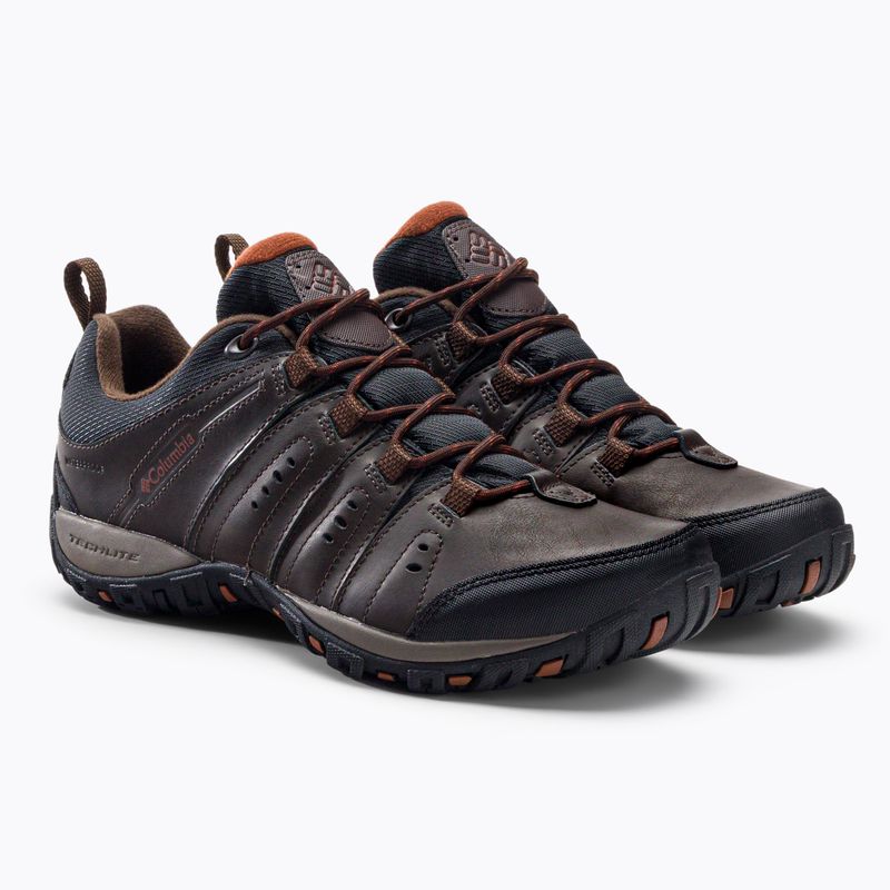 Черевики для трекінгу чоловічі Columbia Woodburn II Waterproof cordovan/cinnamon 5