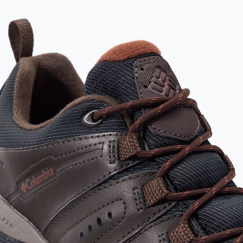 Черевики для трекінгу чоловічі Columbia Woodburn II Waterproof cordovan/cinnamon 7