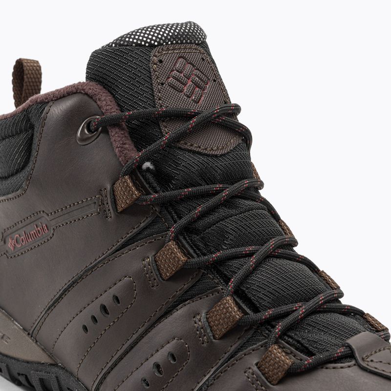 Чоловічі трекінгові черевики Columbia Woodburn II Chukka WP Omni-Heat кордован/гранатовий червоний 8