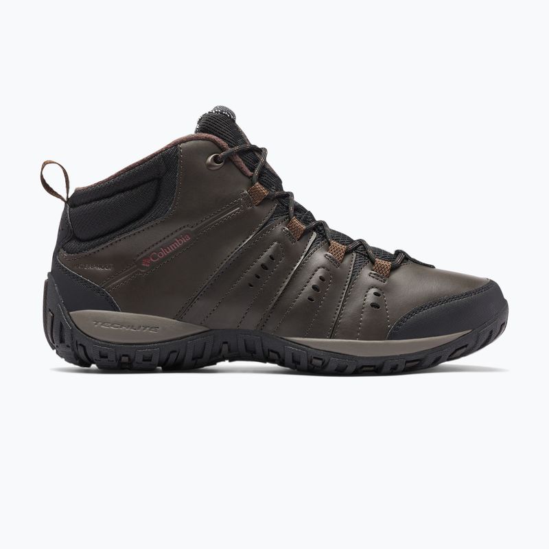 Чоловічі трекінгові черевики Columbia Woodburn II Chukka WP Omni-Heat кордован/гранатовий червоний 12